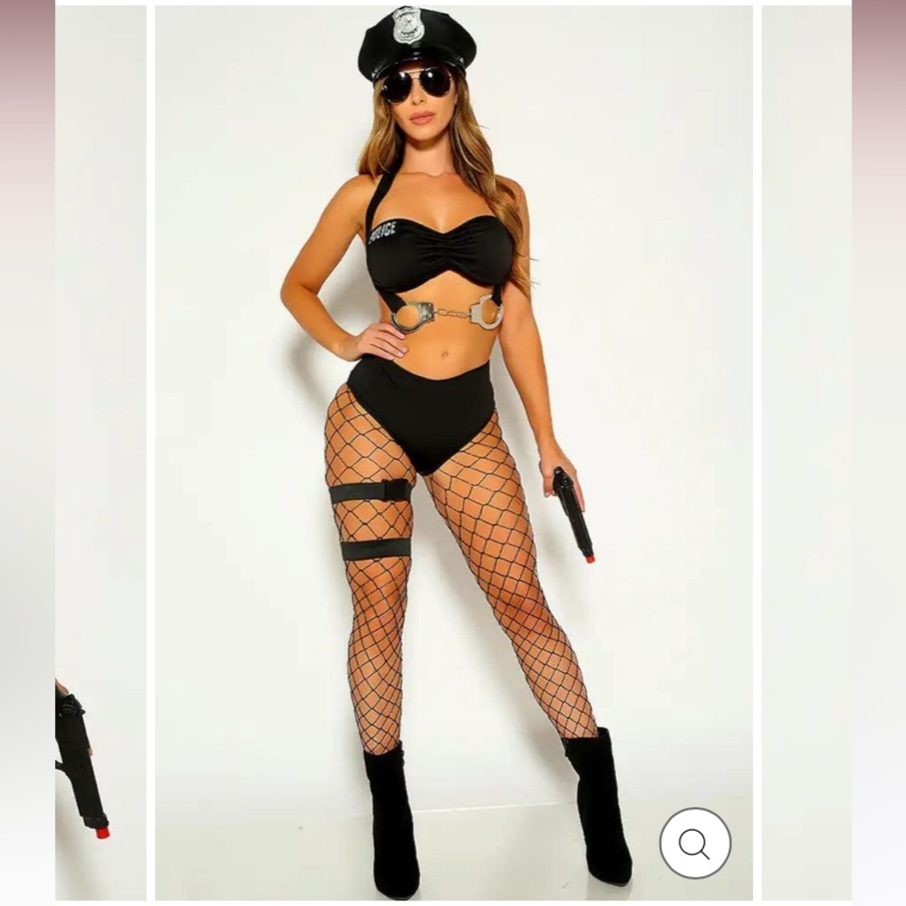 Amiclubwear police costume size small